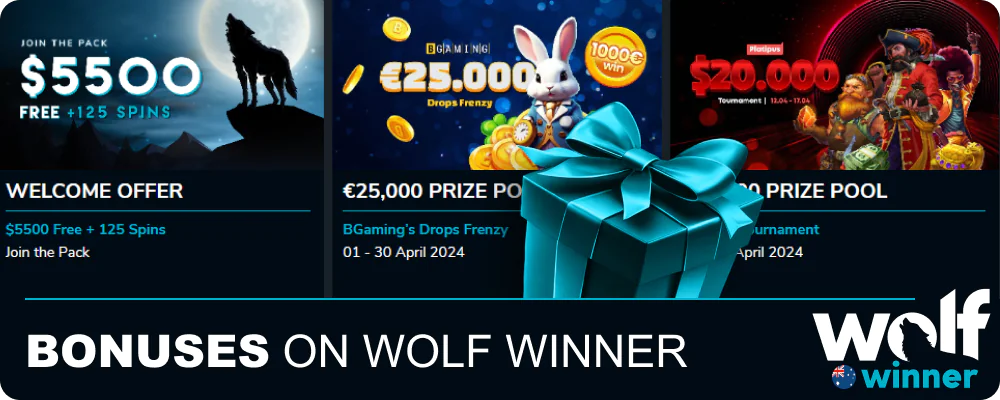 Bonus Up to AU$5,500 and 125 free spins